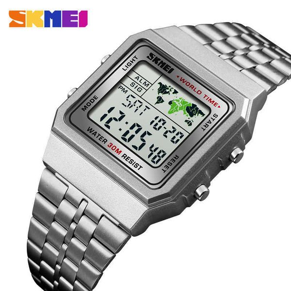 led digital men's watch sports watches men relogio masculino relojes stainless steel military waterproof wrist watches skmei 210728, Slivery;brown
led digital men's watch sports watches men relogio masculino relojes stainless steel military waterproof wrist watches skmei 210728, Slivery;brown