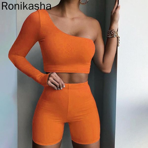 women's tracksuits ronikasha women 2 piece outfits sets one shoulder bodycon set long sleeve crop skinny tracksuit for, Gray
women's tracksuits ronikasha women 2 piece outfits sets one shoulder bodycon set long sleeve crop skinny tracksuit for, Gray
