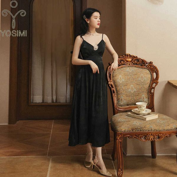 yosimi v-neck sleeveless women dress summer maxi black voile spaghetti strap long tunic evening party vestidos 210604, Black;gray
yosimi v-neck sleeveless women dress summer maxi black voile spaghetti strap long tunic evening party vestidos 210604, Black;gray