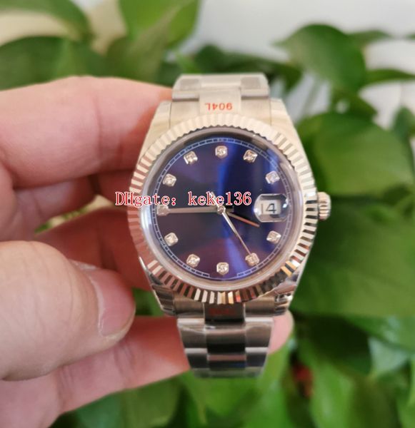 ew men wristwatches 116334 m126334-0015 41mm stainless 904l sapphire blue dial diamond oyster eta cal.3235 movement mechanical automatic men, Slivery;brown
ew men wristwatches 116334 m126334-0015 41mm stainless 904l sapphire blue dial diamond oyster eta cal.3235 movement mechanical automatic men, Slivery;brown