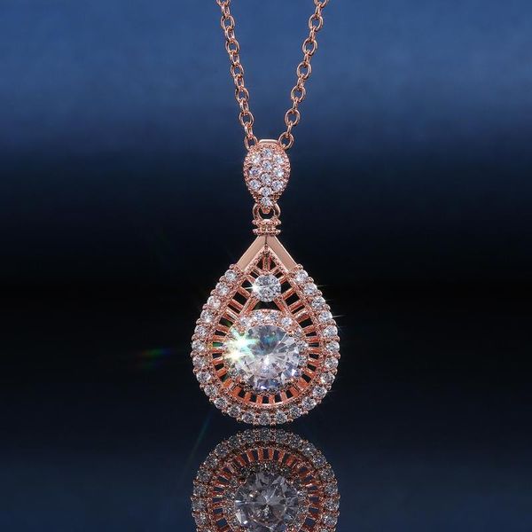 water drop micro paved cz delicate pendent necklace women jewelry luxury accessory for engagement party dazzling gifts pendant necklaces, Silver
water drop micro paved cz delicate pendent necklace women jewelry luxury accessory for engagement party dazzling gifts pendant necklaces, Silver