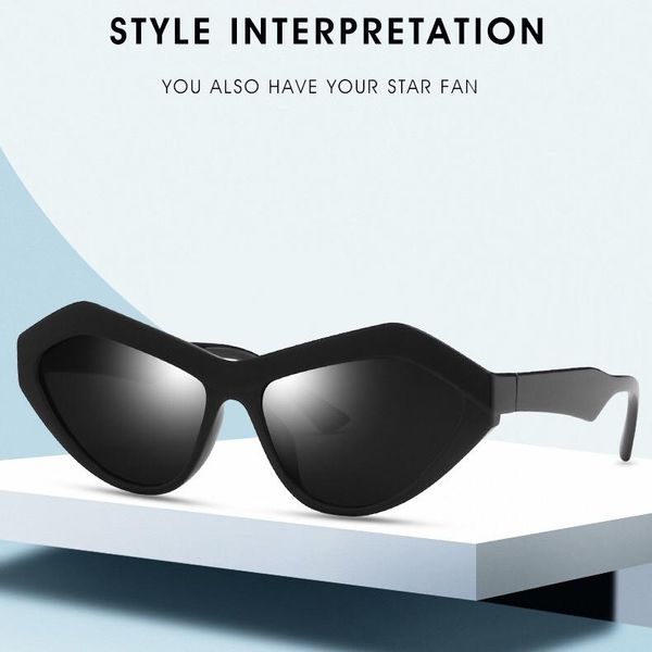 sunglasses fashion irregular women men 2021 brand design sun glasses shades female eyewear uv400, White;black
sunglasses fashion irregular women men 2021 brand design sun glasses shades female eyewear uv400, White;black