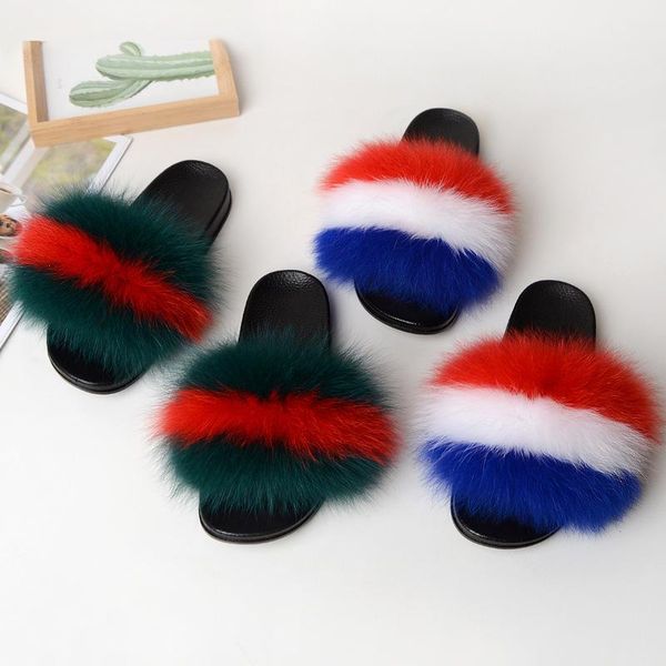 women summer slides slippers fuffly furry real fur home house flat soft fashion gilrs sandals outdoor, Black
women summer slides slippers fuffly furry real fur home house flat soft fashion gilrs sandals outdoor, Black
