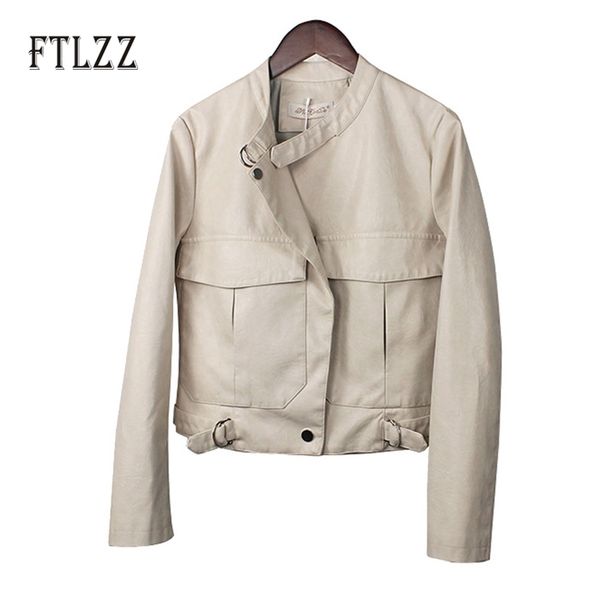 beige leather jacket women autumn slim single breasted short coats ladies bomber s female biker moto pvc 210525, Black
beige leather jacket women autumn slim single breasted short coats ladies bomber s female biker moto pvc 210525, Black