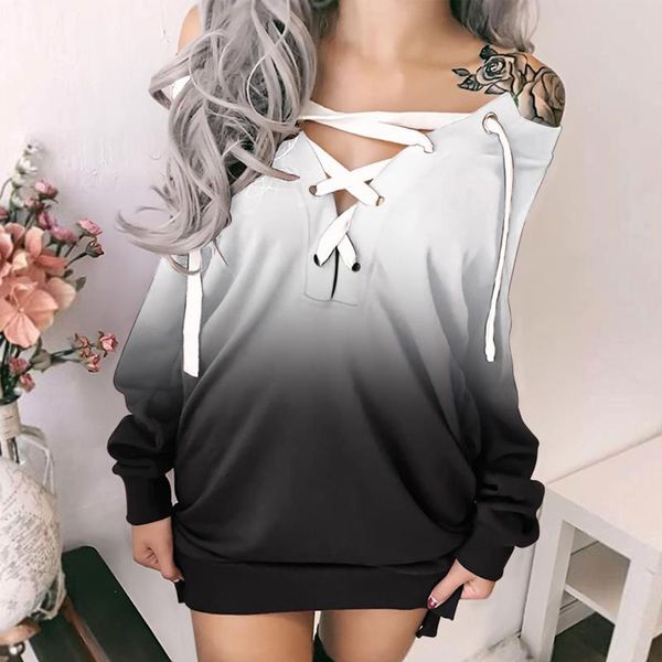 casual dresses fashion off shoulder dress woman elegant gradient drawstring print for women loose long sleeve vestidos, Black;gray
casual dresses fashion off shoulder dress woman elegant gradient drawstring print for women loose long sleeve vestidos, Black;gray