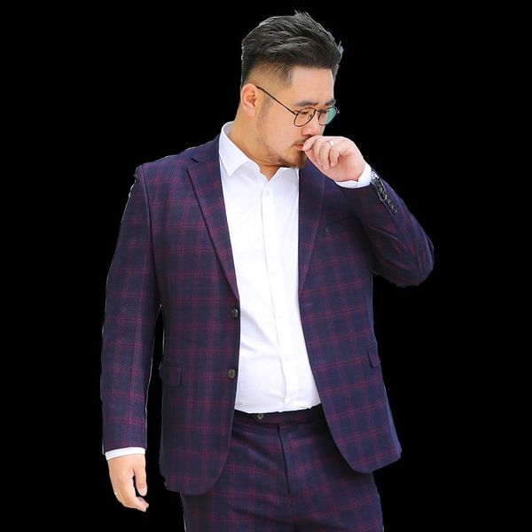 red plaid suit two-piece large size 9xl men blazer and pants plus fertilizer to increase business wedding mens suits men's & blazers, White;black
red plaid suit two-piece large size 9xl men blazer and pants plus fertilizer to increase business wedding mens suits men's & blazers, White;black