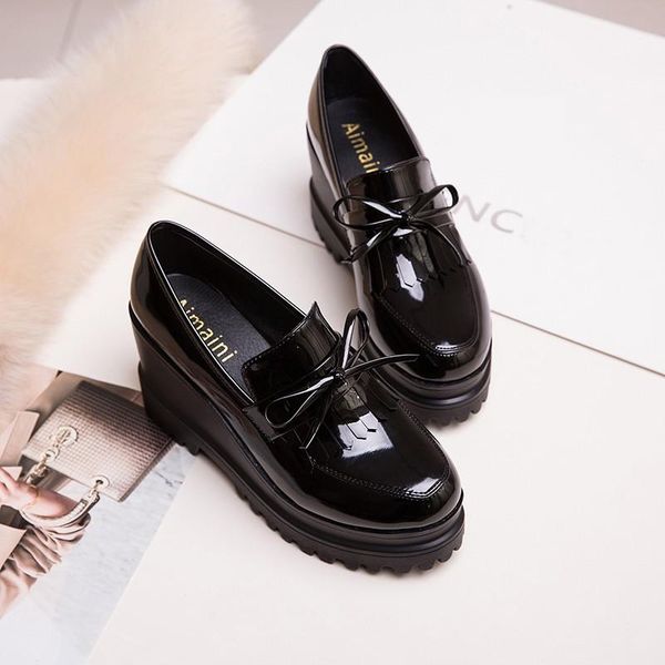 boots spring autumn women wedge platform shoes bow ankle casual woman pu leather round toe booties, Black
boots spring autumn women wedge platform shoes bow ankle casual woman pu leather round toe booties, Black