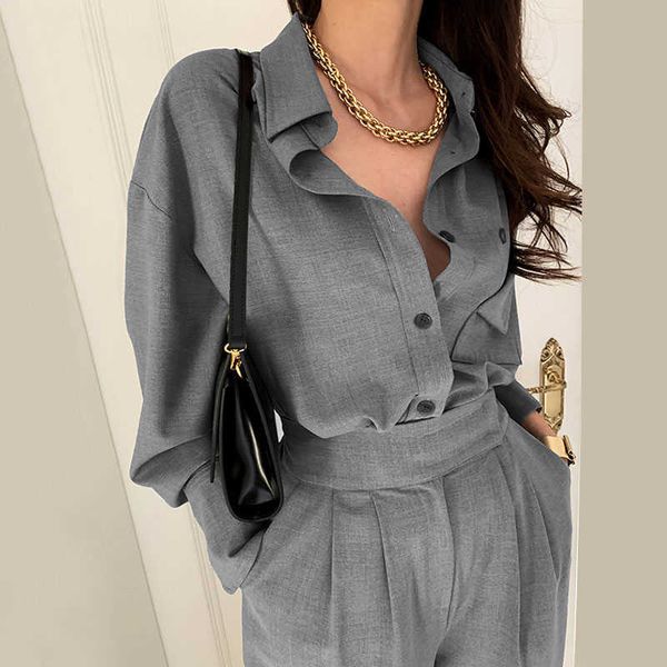 rompers fashion jumpsuit suit collar long sleeve plus size casual solid cargo pants elegant pockets work overalls 210601, Black;white
rompers fashion jumpsuit suit collar long sleeve plus size casual solid cargo pants elegant pockets work overalls 210601, Black;white