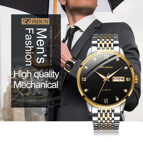 fashion men automatic watch sapphire design mechanical wristwatch all stainless steel waterproof luminous 8807 wristwatches, Slivery;brown
fashion men automatic watch sapphire design mechanical wristwatch all stainless steel waterproof luminous 8807 wristwatches, Slivery;brown