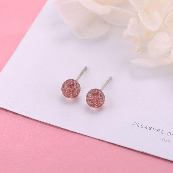 other sterling silver strawberry crystal earrings stud female s925 jewelry cute peach flower beautiful part cey01, Golden;silver
other sterling silver strawberry crystal earrings stud female s925 jewelry cute peach flower beautiful part cey01, Golden;silver
