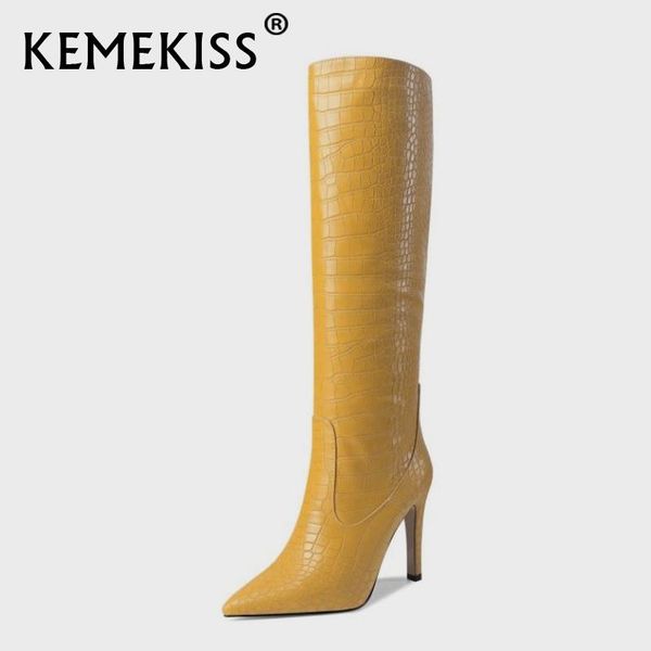 boots kemekiss size 34-43 women high heel stone pattern knee fashion winter shoes party footwear, Black
boots kemekiss size 34-43 women high heel stone pattern knee fashion winter shoes party footwear, Black