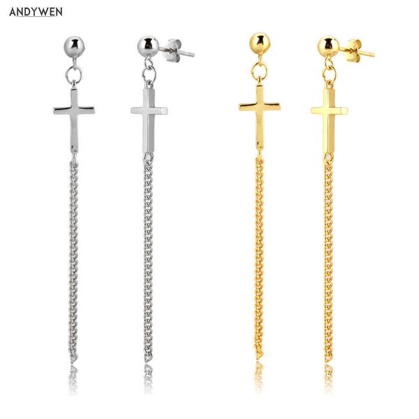 andywen 100% 925 sterling silver 60mm cross long chain earring drop line women luxury jewelry fashion fine 210608
andywen 100% 925 sterling silver 60mm cross long chain earring drop line women luxury jewelry fashion fine 210608
