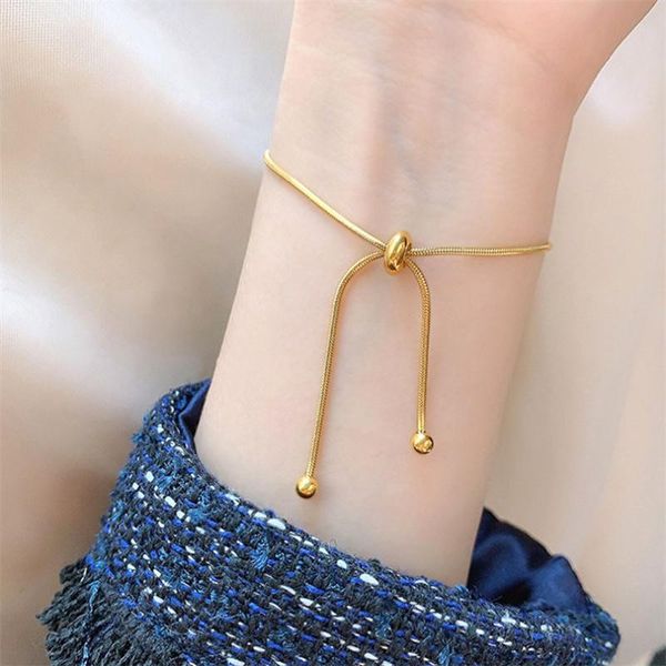 charm bracelets retractable snake chain bracelet stainless jewelry minimalist women, Golden;silver
charm bracelets retractable snake chain bracelet stainless jewelry minimalist women, Golden;silver