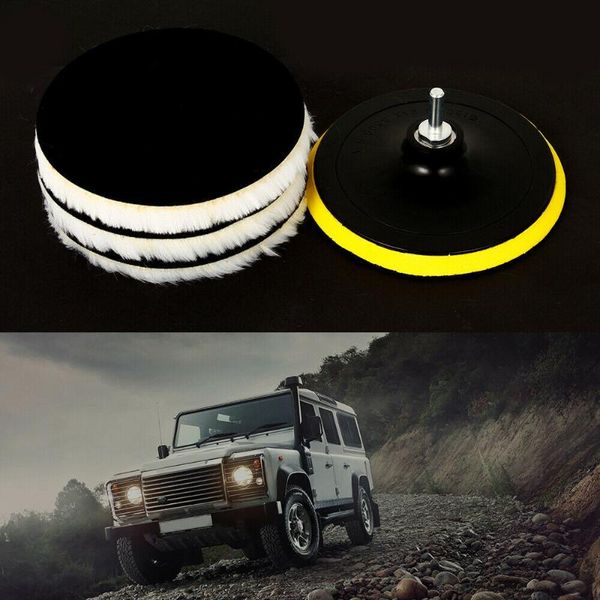 care products rotary polishing pad soft w/ drill adapter wheel white wool 5pcs/set detail work
care products rotary polishing pad soft w/ drill adapter wheel white wool 5pcs/set detail work