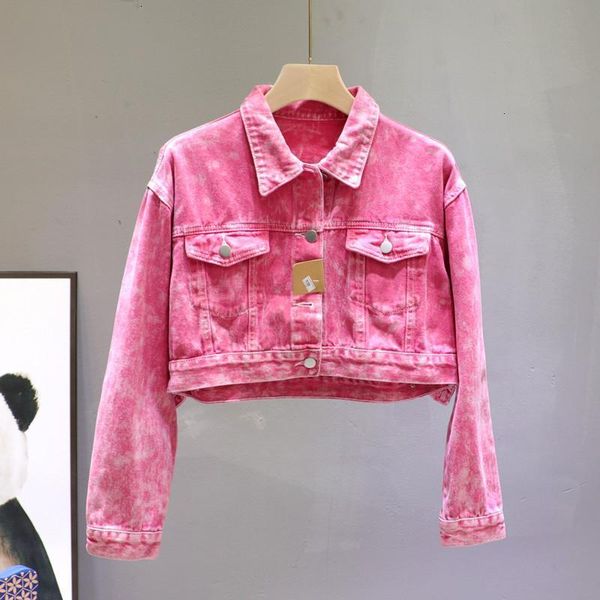 women's jackets spring and autumn cowboy short jacket slimming candy-colored jeans coat girls long sleeve deni abfc, Black;brown
women's jackets spring and autumn cowboy short jacket slimming candy-colored jeans coat girls long sleeve deni abfc, Black;brown