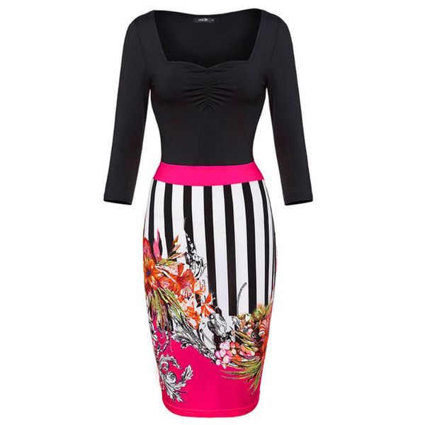 arrival floral print vintage patchwork casual work long sleeve bodycon spring autumn office sheath pencil dress dresses, Black;gray
arrival floral print vintage patchwork casual work long sleeve bodycon spring autumn office sheath pencil dress dresses, Black;gray