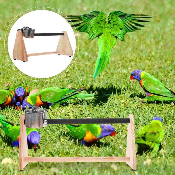 other bird supplies claw grinding deskstanding frame parrot stand with feeding bowl
other bird supplies claw grinding deskstanding frame parrot stand with feeding bowl
