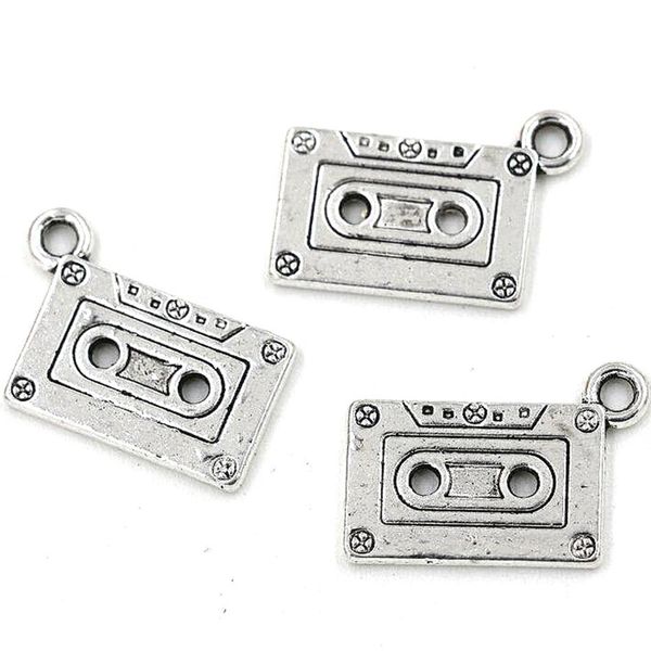 cassette tape charms pendants for jewelry making bracelet necklace diy accessories 23x16mm antique silver 50pcs, Bronze;silver
cassette tape charms pendants for jewelry making bracelet necklace diy accessories 23x16mm antique silver 50pcs, Bronze;silver