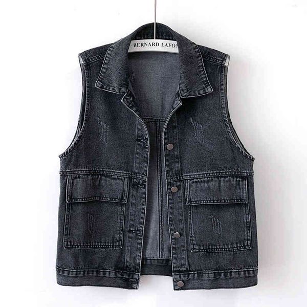 women's vests summer women denim vest loose korean pocket sleeveless jacket casual jeans waistcoat fashion plus size 5xl g110, Black;white
women's vests summer women denim vest loose korean pocket sleeveless jacket casual jeans waistcoat fashion plus size 5xl g110, Black;white