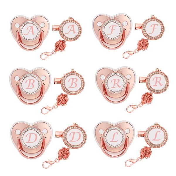 pacifiers# born baby pacifier clips chain rose gold bling silicone infant holder soother nipple dummy shower gifts
pacifiers# born baby pacifier clips chain rose gold bling silicone infant holder soother nipple dummy shower gifts
