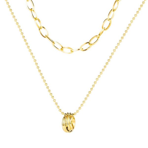 fashion gold color round pendant layered necklaces for women stainless steel combinable jewelry women's wholesale, Silver
fashion gold color round pendant layered necklaces for women stainless steel combinable jewelry women's wholesale, Silver