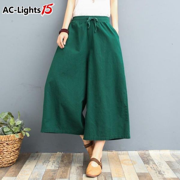 women's pants & capris spring high waist calf-length wide leg casual summer trousers streetwear plus size cotton linen women, Black;white
women's pants & capris spring high waist calf-length wide leg casual summer trousers streetwear plus size cotton linen women, Black;white