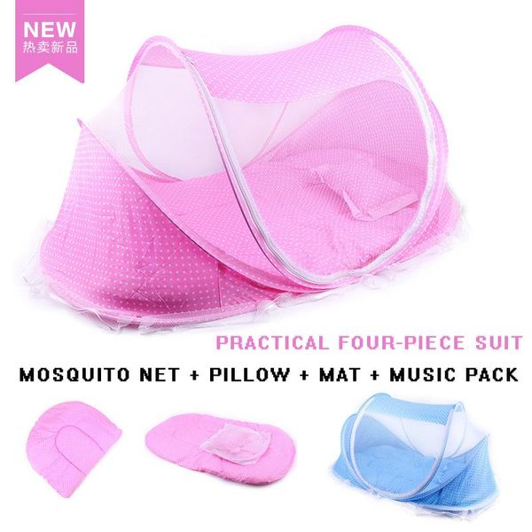 crib mosquito net born child cover folding four-piece baby yurt installation netting 
crib mosquito net born child cover folding four-piece baby yurt installation netting