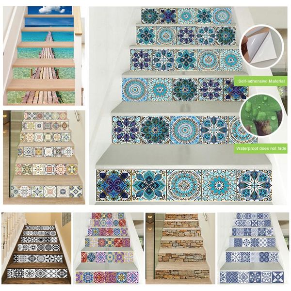 wall stickers 6pcs/set 11 styles for choice stair staircase tiles home decor art mural self-adhesive waterproof wallpaper
wall stickers 6pcs/set 11 styles for choice stair staircase tiles home decor art mural self-adhesive waterproof wallpaper