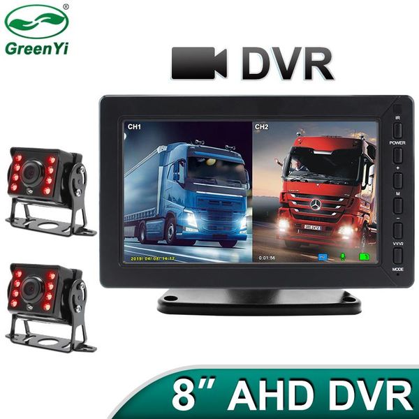car video greenyi ahd 1080p 8 inch ips screen truck bus vehicle dvr recorder monitor with 2 channels front rear view ir camera
car video greenyi ahd 1080p 8 inch ips screen truck bus vehicle dvr recorder monitor with 2 channels front rear view ir camera