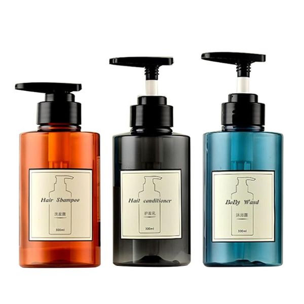 storage bottles & jars 3 pcs/set 300/500ml plastic pump clear empty dispenser refillable liquid bottle container for hand sanitizer 094e
storage bottles & jars 3 pcs/set 300/500ml plastic pump clear empty dispenser refillable liquid bottle container for hand sanitizer 094e
