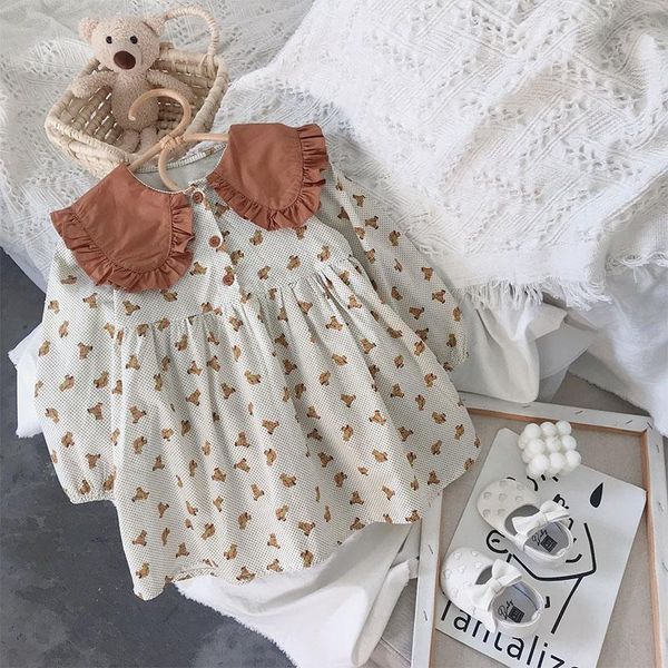 girl's dresses menoea baby girls bear cartoon dress 2021 fashion autumn cute princess for toddler kids children's fall clothing, Red;yellow
girl's dresses menoea baby girls bear cartoon dress 2021 fashion autumn cute princess for toddler kids children's fall clothing, Red;yellow