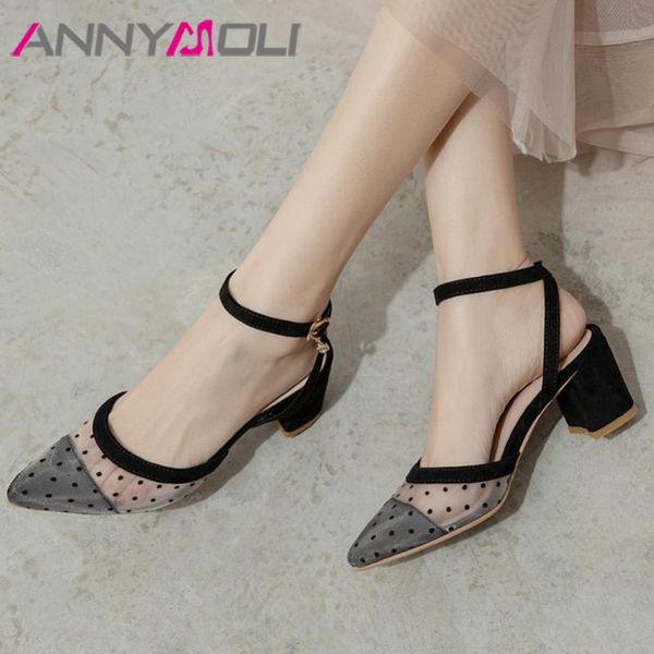 dress shoes annymoli ankle strap women cutouts buckle high heel pumps pointed toe block heels footwear ladies summer beige big size 43, Black
dress shoes annymoli ankle strap women cutouts buckle high heel pumps pointed toe block heels footwear ladies summer beige big size 43, Black