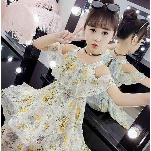 girl's dresses girls' dress summer korean version of the big boy fashion chiffon princess, Red;yellow
girl's dresses girls' dress summer korean version of the big boy fashion chiffon princess, Red;yellow