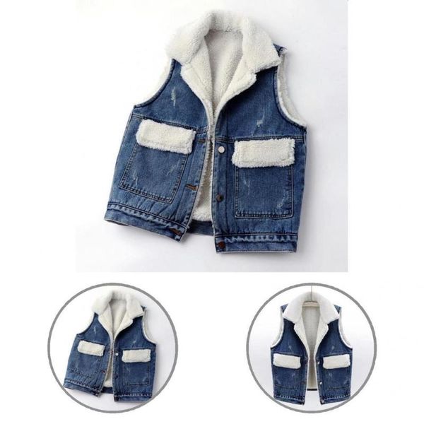 women's vests fashion down vest denim women waistcoat sleeveless loose fit warm keeping boyfriend style outwear, Black;white
women's vests fashion down vest denim women waistcoat sleeveless loose fit warm keeping boyfriend style outwear, Black;white