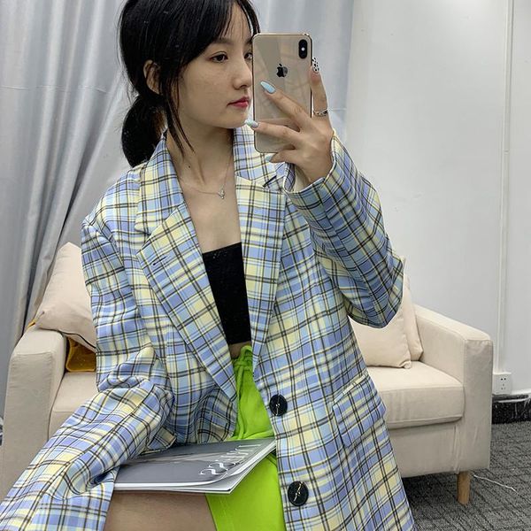 jacket vintage office lady workwear female chic blazer cardigan women fashion casual blue check autumn elegant retro women's suits & bl, White;black
jacket vintage office lady workwear female chic blazer cardigan women fashion casual blue check autumn elegant retro women's suits & bl, White;black