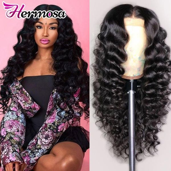 hermosa brazilian loose deep wave lace front wig for black women 13x4 frontal human hair remy 150% wigs1, Black;brown
hermosa brazilian loose deep wave lace front wig for black women 13x4 frontal human hair remy 150% wigs1, Black;brown