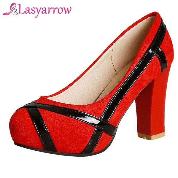 dress shoes lasyarrow women pumps fashion mixed colors high heels round toe platform wedding plus size 33-46 j601, Black
dress shoes lasyarrow women pumps fashion mixed colors high heels round toe platform wedding plus size 33-46 j601, Black