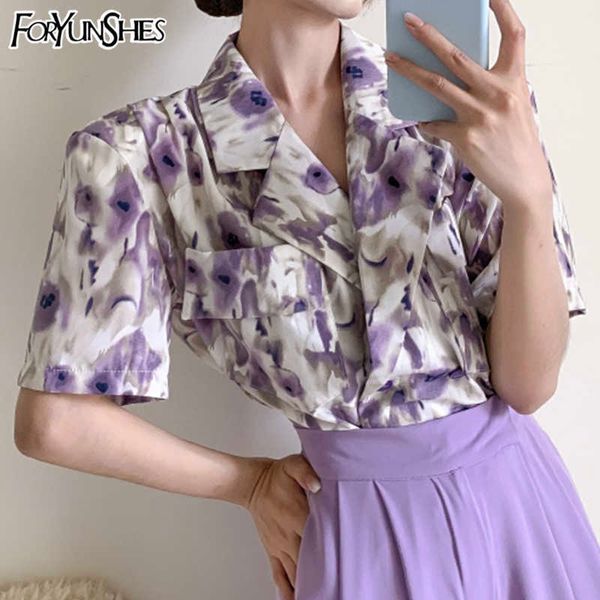 foryunshes women notched collar purple printed shirts short sleeve pockets casual loose blouse summer fairy grunge clothes 210709, White
foryunshes women notched collar purple printed shirts short sleeve pockets casual loose blouse summer fairy grunge clothes 210709, White