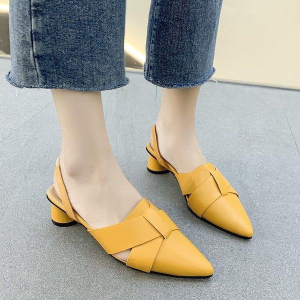sandals spring and autumn 2021 simple fashion chunky heels pointed toe middle heel summer women's single shoes, Black
sandals spring and autumn 2021 simple fashion chunky heels pointed toe middle heel summer women's single shoes, Black