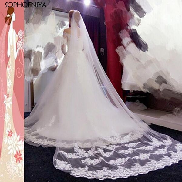 bridal veils 2021 lace edge long veil 3 meter appliqued wedding with metal comb accessories, Black
bridal veils 2021 lace edge long veil 3 meter appliqued wedding with metal comb accessories, Black