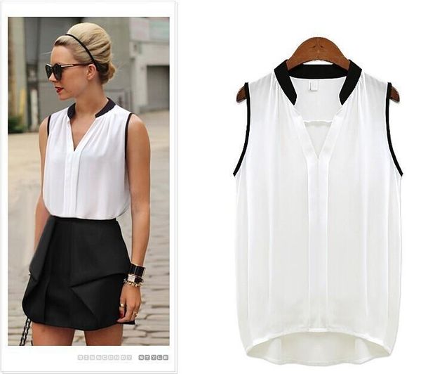 women's blouses & shirts summer white blusas women sleeveless chiffon blouse feminina female office casual workwear renda
women's blouses & shirts summer white blusas women sleeveless chiffon blouse feminina female office casual workwear renda