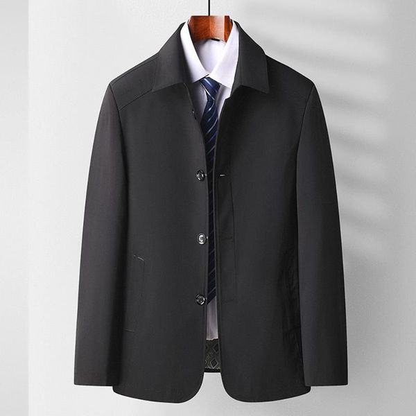 men's trench coats autumn clothing windbreaker loose handsome male casual coat men black jacket outwear trend clothes, Tan;black
men's trench coats autumn clothing windbreaker loose handsome male casual coat men black jacket outwear trend clothes, Tan;black