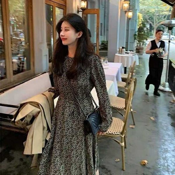 french black floral dr's waist in autumn and winter show thin sleeve backing temperament chiffon long skirt children, Black;gray
french black floral dr's waist in autumn and winter show thin sleeve backing temperament chiffon long skirt children, Black;gray