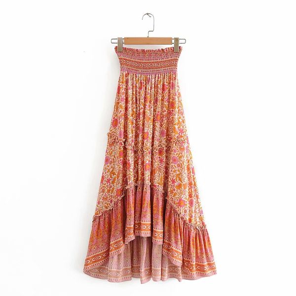casual dresses women floral print bohemian beach skirts elastic waist hi-lo long spring summer boho holiday seaside party maxi d0v, Black;gray
casual dresses women floral print bohemian beach skirts elastic waist hi-lo long spring summer boho holiday seaside party maxi d0v, Black;gray