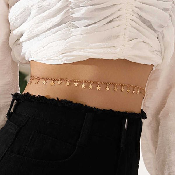 fashion gold star pendant tassel bikini waist chain belt for women beach body jewelry accessories p0811, Silver
fashion gold star pendant tassel bikini waist chain belt for women beach body jewelry accessories p0811, Silver