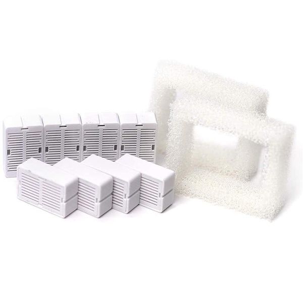 used for 360 ceramic fountain replacement filters, including 8 carbon filters and 2 foam dog bowls & feeders
used for 360 ceramic fountain replacement filters, including 8 carbon filters and 2 foam dog bowls & feeders