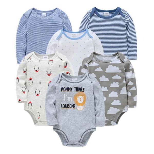 rompers autumn winter baby boys bodysuit 6pcs born girls jumpsuit long sleeve 100%cotton 0-12 months clothes roupas, Blue
rompers autumn winter baby boys bodysuit 6pcs born girls jumpsuit long sleeve 100%cotton 0-12 months clothes roupas, Blue