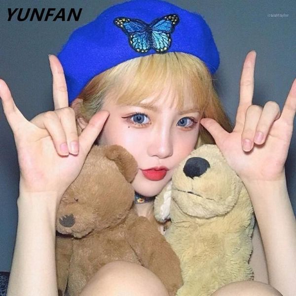 punk sweet embroidery berets caps for women casual printing harajuku bundy cute beret blue 2021 womens barrette hat, Blue;gray
punk sweet embroidery berets caps for women casual printing harajuku bundy cute beret blue 2021 womens barrette hat, Blue;gray