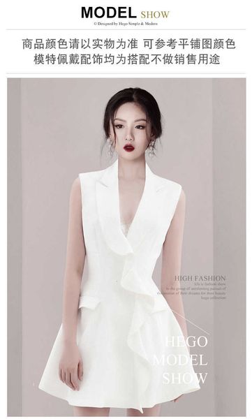 luxury evening dress summer 2021 women's temperament suit skirt waist slim middle length coat, Black;gray
luxury evening dress summer 2021 women's temperament suit skirt waist slim middle length coat, Black;gray