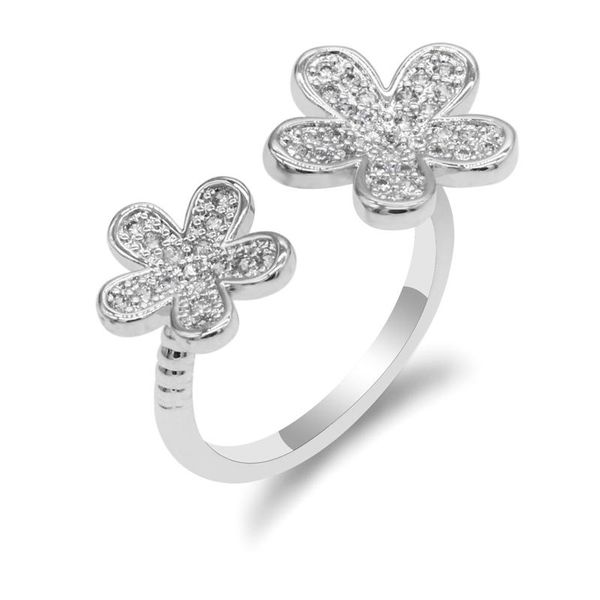 wedding rings metalmadman open double flower women adjustable size finger for fashion jewelry gift romantic, Slivery;golden
wedding rings metalmadman open double flower women adjustable size finger for fashion jewelry gift romantic, Slivery;golden